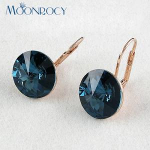 ピアス クリスタル 青 ブルー ゴールド レディース｜finejewelrys