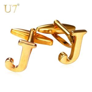 カフス メンズ シルバー J字 おしゃれ 大人 イニシャル アルファベット｜finejewelrys