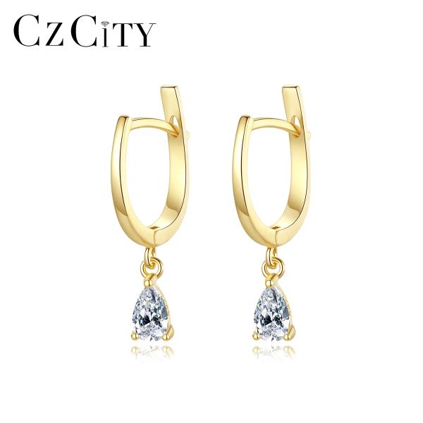 ピアス ゴールド シルバー オバール ラウンド フープ リング レディース 新しい 形 シェープ S...