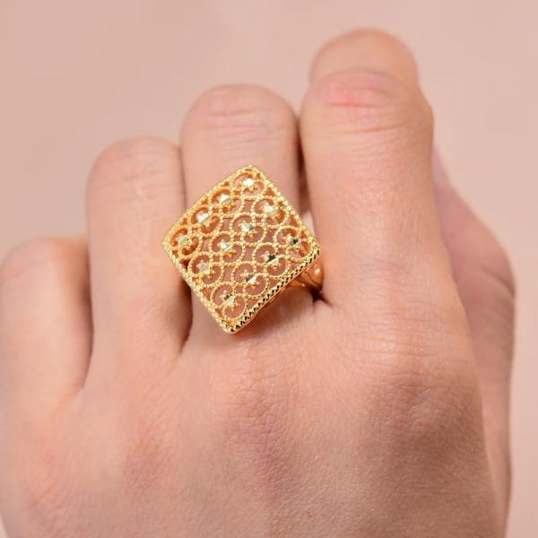 指輪 リング エチオピア アフリカ ゴールド レディース トレンド 24K ドバイ カラー アラブ ...