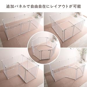 ペット用サークル ドア付 折りたたみ可能 犬 ...の詳細画像1