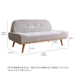 ソファー ソファ 2人掛け Sofa 幅138...の詳細画像1