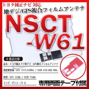 NSCT-W61 フィルムアンテナセット 地デジGPS複合フィルムアンテナ｜finepartsjapan