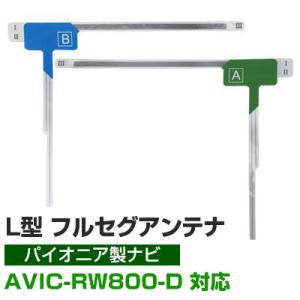 【４枚セット】  パイオニア AVIC-RW800-D 対応 フルセグ 地デジ フィルムアンテナ 車載アンテナ 乗せ換え ナビ交換 目立ちにくい｜finepartsjapan