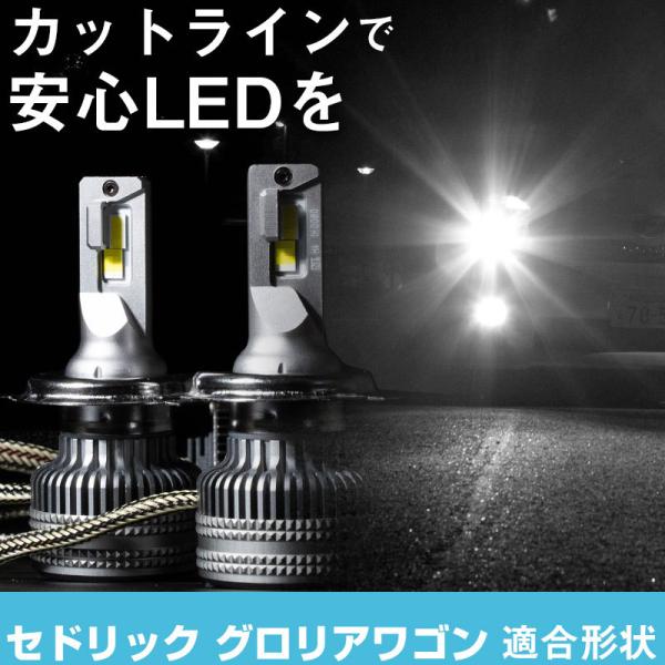 【バルブを回して光軸調整可！】セドリック グロリアワゴン 回転式LEDバルブ 光軸調整可 ヘッドライ...