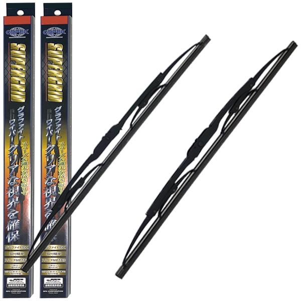 【スーパーグリッドワイパー】 雨用ワイパー 2本セット スバル レガシィ S63.11-H5.9/B...