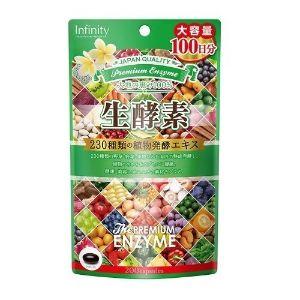 インフィニティー」 プレミアム生酵素 大容量 200粒 「健康食品」 : 薬  