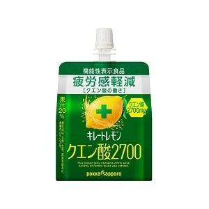 「ポッカサッポロ」 キレートクエン酸2700ゼリー 165g (機能性表示食品) 「健康食品」