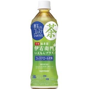 「サントリー」 伊右衛門プラス コレステロール対策 1ケース (500mL×24本入) (機能性表示...