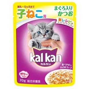 「マースジャパン」 カルカン 子ねこ まぐろ入りかつお 70g 「日用品」