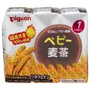 「ピジョン」 ピジョン ベビー飲料 ベビー麦茶 125mL*3本入 「フード・飲料」