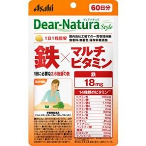 「アサヒ」 ディアナチュラスタイル 鉄×マルチビタミン 60粒入 (栄養機能食品) 「健康食品」｜fines-3