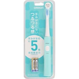 「オムロン」 音波式電動歯ブラシ (乾電池式) HT-B214-G 「日用品」