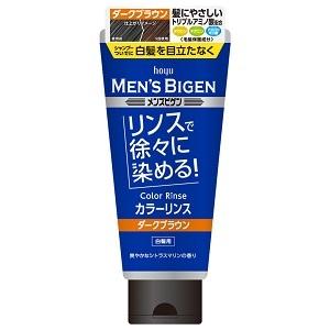 「ホーユー」 メンズビゲン カラーリンス ダークブラウン 160g 「日用品」