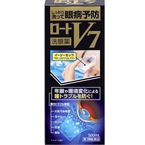 「ロート製薬」 ロートV7洗眼薬 500mL 「第3類医薬品」