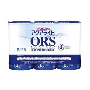 「アサヒ」 和光堂 アクアライト ORS (オーアールエス) 125mL×3本入 「フード・飲料」