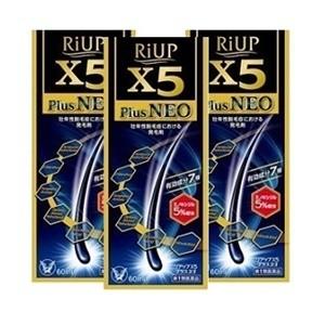 「第1類医薬品」 「大正製薬」 リアップX5 プラスネオ (Plus NEO) 60mL×3本セット｜fines-3