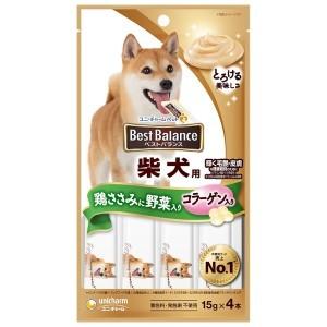 「ユニ・チャーム」 ユニチャームペットケア ベストバランス おやつ 柴犬用 ささみ緑黄色野菜入り 4...