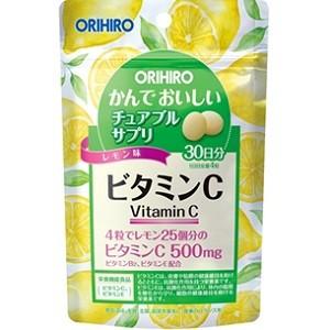 「オリヒロ」 かんでおいしいチュアブルサプリ ビタミンC 60g (120粒／1粒500mg) (栄養機能食品) 「健康食品」｜fines-f