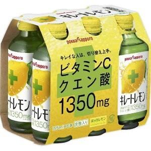 「ポッカサッポロ」 キレートレモン 155mL×6本パック 「フード・飲料」