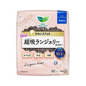 「花王」 ロリエ きれいスタイル 超吸ランジェリーライナー 無香料 62コ入 「衛生用品」