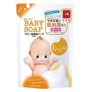 「牛乳石鹸」 キューピー しっとり全身ベビーソープ 泡タイプ 詰替用 350mL 「日用品」