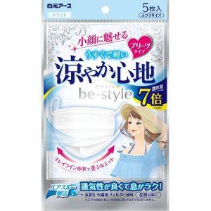 「白元アース」　ビースタイルプリーチ　涼やか心地ホワイト　５枚入