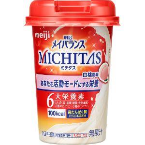 「明治」　メイバランスＭＩＣＨＩＴＡＳカップ白桃　125ML