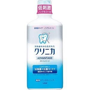 「ライオン」 クリニカアドバンテージ デンタルリンス 低刺激タイプ 450ml (医薬部外品) 「日...