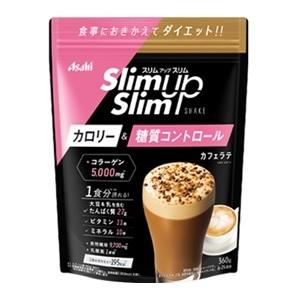 「アサヒ」 スリムアップスリム シェイク カフェラテ味 360g 「健康食品」