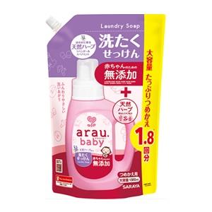 「サラヤ」 arau.(アラウ)ベビー 洗たくせっけん つめかえ用 大容量 1300mL「日用品」｜fines-f