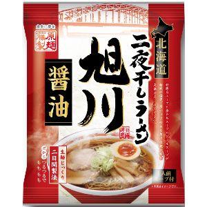 「藤原製麺」 北海道二夜干しラーメン 旭川醤油 袋 105.5g 「フード・飲料」