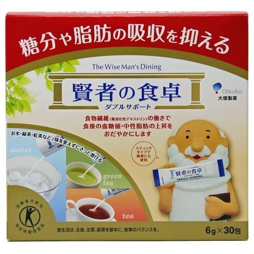 「大塚製薬」　賢者の食卓 ダブルサポート 6g×30包 (特定保健用食品) 「健康食品」 /血糖値/...