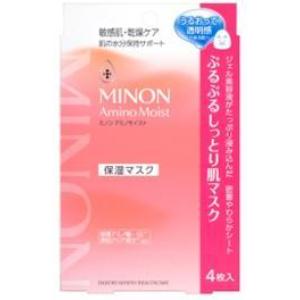「第一三共ヘルスケア」　ミノンアミノモイスト　ぷるぷるしっとり肌マスク　22ｍl×4枚