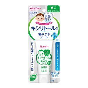 「アサヒグループ食品」　にこピカ　歯みがきジェル　無香料　30ｇ