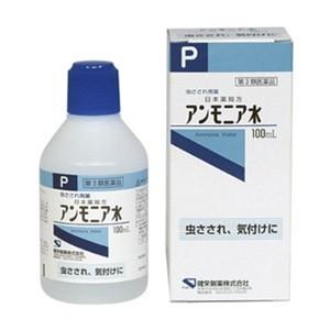 「健栄製薬」 日本薬局方 アンモニア水 100mL 「第3類医薬品」｜fines-f