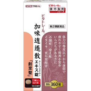 【第2類医薬品】「北日本製薬」　ビタトレール　加味逍遙散エキス錠　360錠