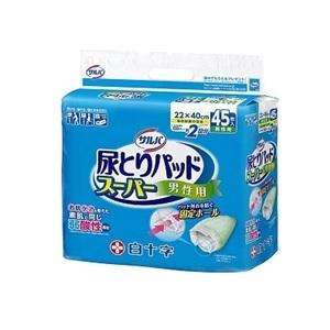 白十字 サルバ 尿とりパッド スーパー 男性用 45枚入 15パック 白十字サルバ尿とりパッドスーパー男性用 45枚入