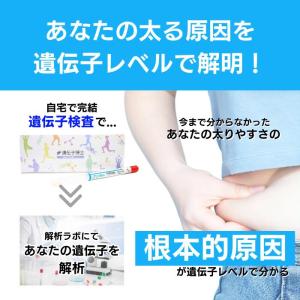 ダイエット 遺伝子検査キット 遺伝子博士 遺伝...の詳細画像2