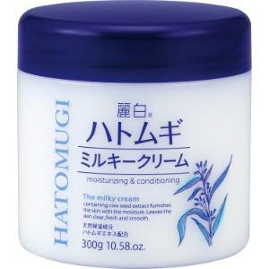 「熊野油脂」　麗白　ハトムギミルキークリーム                  　300g