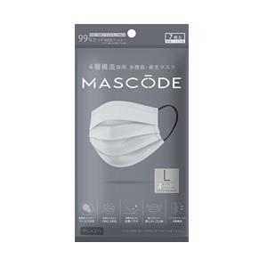 マスコード L プレーンライトグレー 7枚入