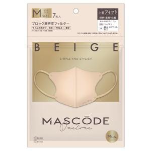 サン・スマイル」 マスコード 3Dマスク ワントーン OM03 ベージュ M