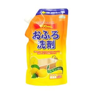 「ロケット石鹸」 アドグッド エコグッド おふろ洗剤 大容量つめかえ用 レモンの香り 900mL 「...