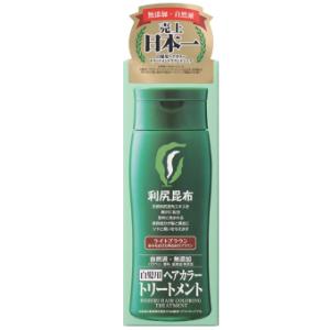 「ピュール」 白髪用 利尻ヘアカラートリートメント ライトブラウン 200g 「日用品」