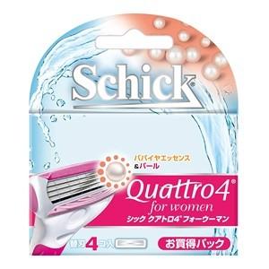 「シック」 クアトロ4 フォーウーマン 替刃4個入 「化粧品」｜薬のファインズファルマ