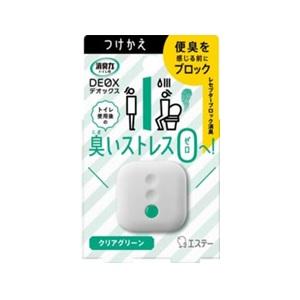 「優良配送対応」「エステー」 消臭力DEOX トイレ用 つけかえ クリアグリーン 6mL 「日用品」