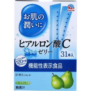 「優良配送対応」「アース製薬」　お肌の潤いにヒアルロン酸Ｃゼリー　１０Ｇｘ３１本