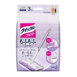 「花王」 クイックルワイパー　もふもふシート　３枚入 「日用品」