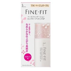 「花王ソフィーナ」 ファインフィット ベースファンデーション ロングキープリキッドSP 114 ベー...