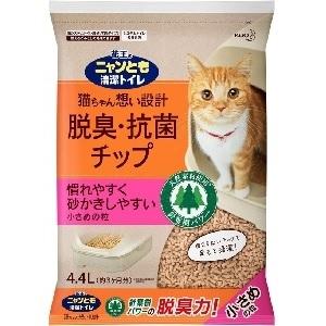 「花王」 ニャンとも清潔トイレ 脱臭・抗菌チップ 小さめの粒 4.4L 「日用品」